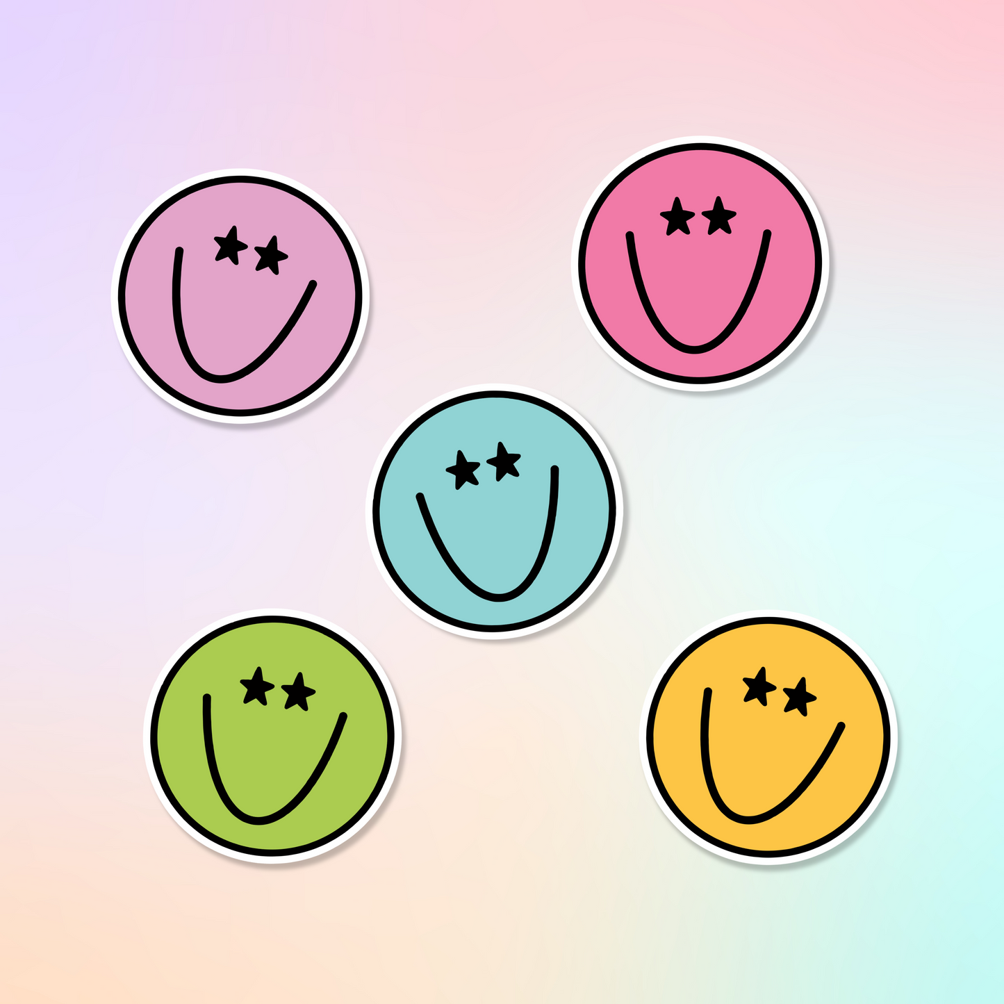 Mini Pack: Smiley Face Stickers