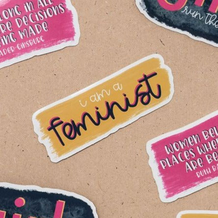 I am a Feminist Sticker