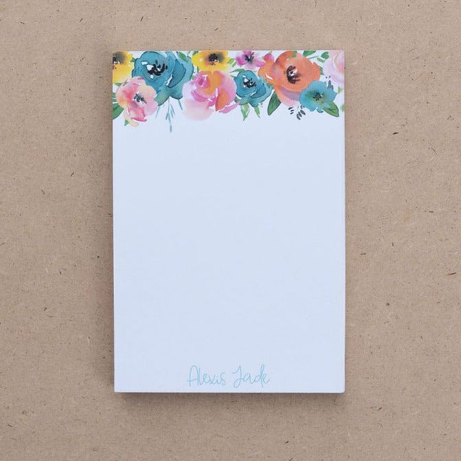 Floral Fields Notepad