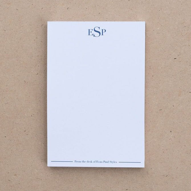 Simple Monogram Notepad